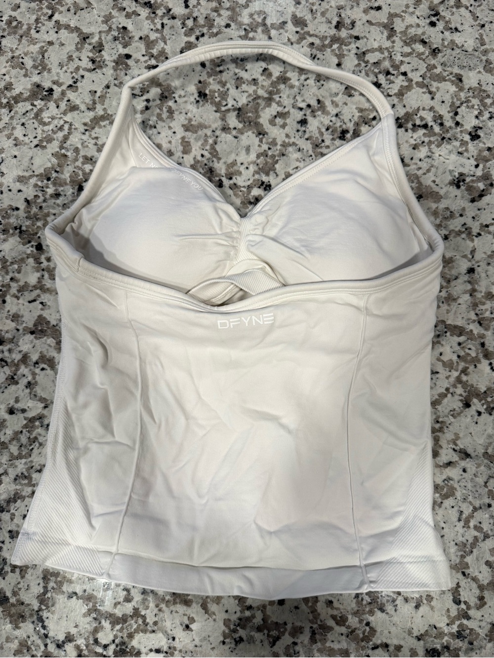 Dfyne Ivory Impact Longline Strappy Top - Picture 5 of 8
